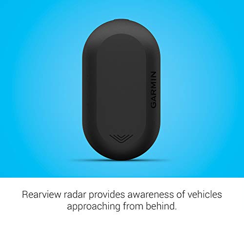 Garmin Varia Cycling Rearview Radar with Visual and Audible Alerts for Vehicles Up to 153 Yards Away (Renewed)