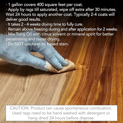 100% Pure Tung Oil (32 oz (946ml))