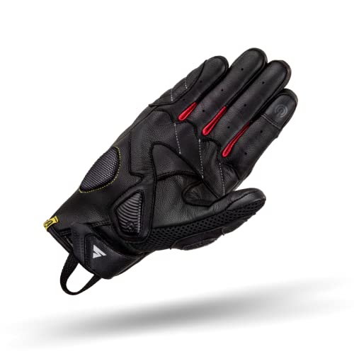 SHIMA Rush Motorcycle Gloves - Breathable Reinforced City Summer Touchscreen Biker Riding Gloves with Protectors