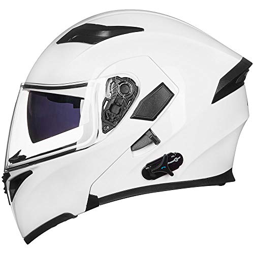 ILM Bluetooth Motorcycle Helmet Modular Flip up Full Face Dual Visor Mp3 Intercom FM Radio DOT Model 902BT/902BT PRO