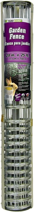YARDGARD 308374A Garden Rabbit Fence 28 Inch x 25 Foot, Silver