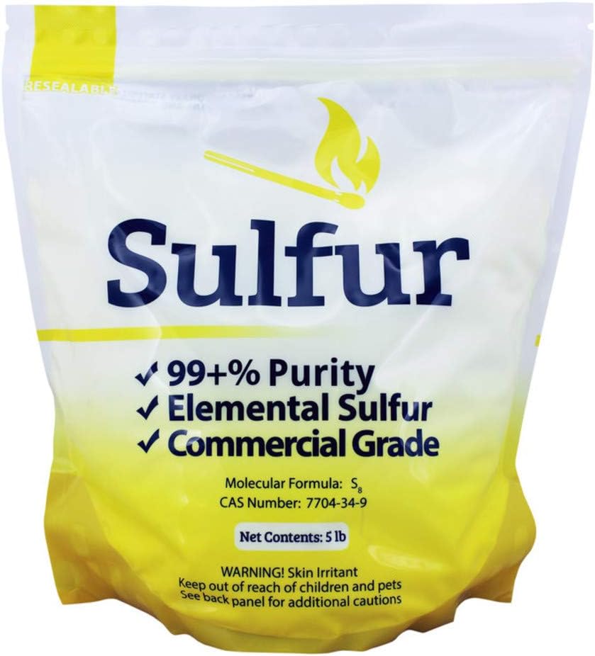 Duda Energy 5 lb Sulfur Powder Commercial Grade FERTILIZER