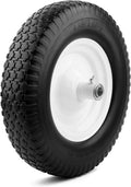 Universally Fit Flat Free Wheelbarrow Tire - NEVER HAVE A FLAT AGAIN