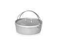 GSI Outdoors Aluminum 12' Dutch Oven | Dutch Oven with Fixed Legs for Camping, Cabin and Home Kitchen