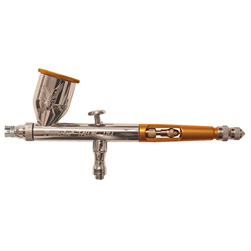 Paasche Airbrush Double Action Gravity Feed Includes 3 Head Sizes (.25mm.38mm, and .66mm), This All-Inclusive Airbrush Kit is for Artists, Hobbyists, and Professionals, None