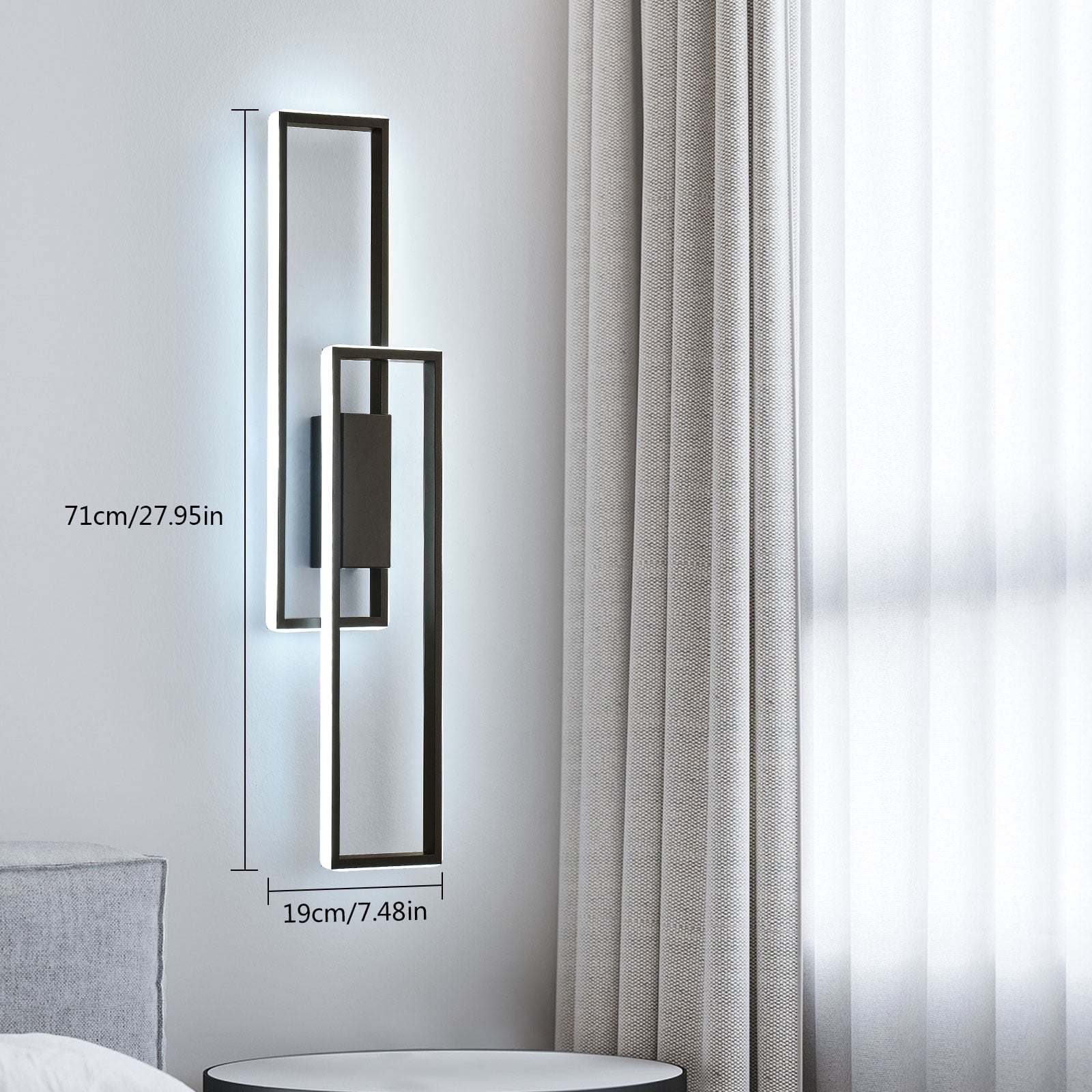Modern LED Wall Lamp Fixture Sconce Bedroom Bedside Living Hallway Stair light for Bedrooms, Living Rooms