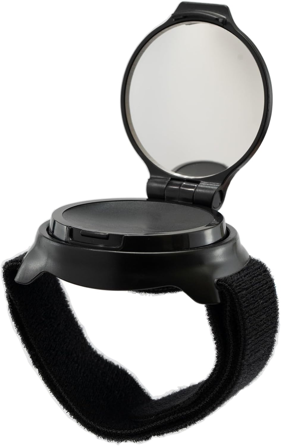 Wearable Bike Wrist – Adjustable 360° Bicycle Rear View Mirror – Safe Bike Accessories for Cyclists, Mountain, Road Bike Riding – Durable Black Plastic Bike Mirror Wristband
