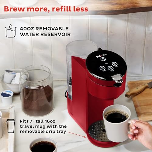 Instant Solo Single Serve Coffee Maker, From the Makers of Instant Pot, K-Cup Pod Compatible Coffee Brewer, Includes Bold Setting and 40oz. Water Reservoir, Brew 8 to 12oz., Black