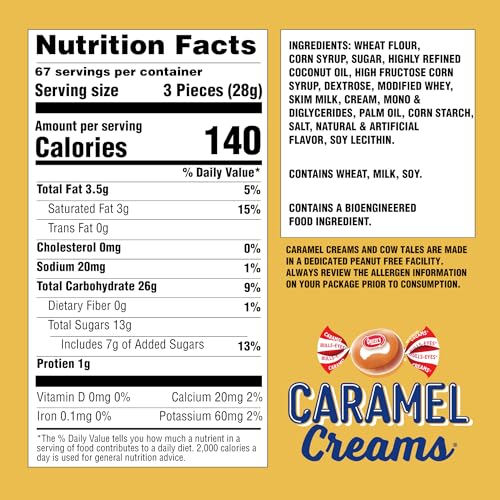 Goetze's Candy Vanilla Caramel Creams - 5 Pound Bag (80 Ounces) - Fresh from the Factory