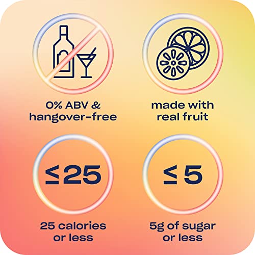 Recess Zero Proof Craft Mocktails, Alcohol Free Drinks, With Adaptogens, Non-Alcoholic Beverage Replacement, Mixer, Celebration, Party, (Watermelon "Mojito", 12oz, Pack of 12)