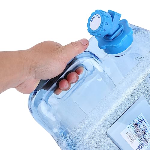 Transparent Water Container with Spigot - Portable Camping Water Tank BPA Free Water Jug - Emergency Water Storage for Camp Outdoor Hiking