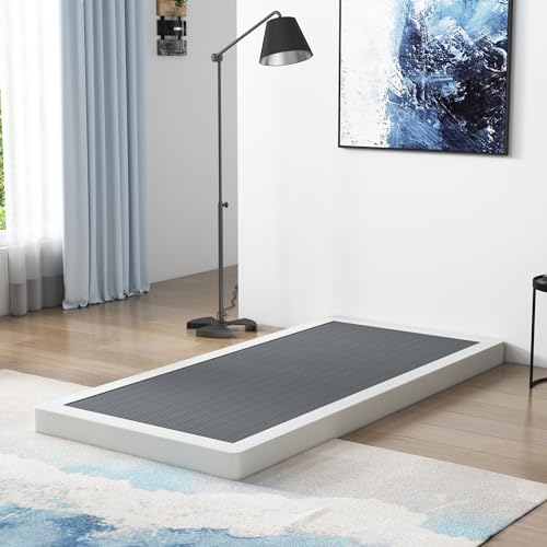 4 Inch Box Spring for Full Bed,Full Size Box Spring Only,Heavy Duty Mattress Foundation,Metal Bed Base,Non-Slip,Easy Assembly