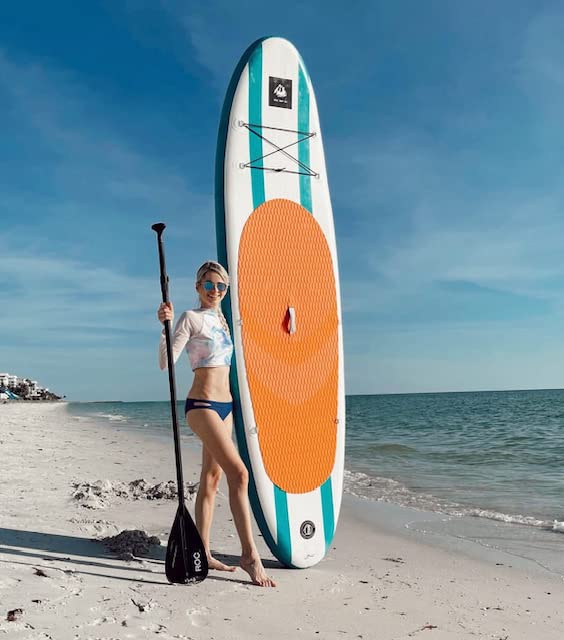 Roc Inflatable Stand Up Paddle Boards with Premium SUP Paddle Board Accessories, Wide Stable Design, Non-Slip Comfort Deck for Youth & Adults