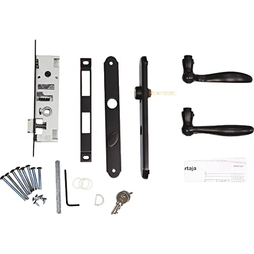 Larson Certified Storm Door Revere Mortise Handle Set (Brushed Nickel)