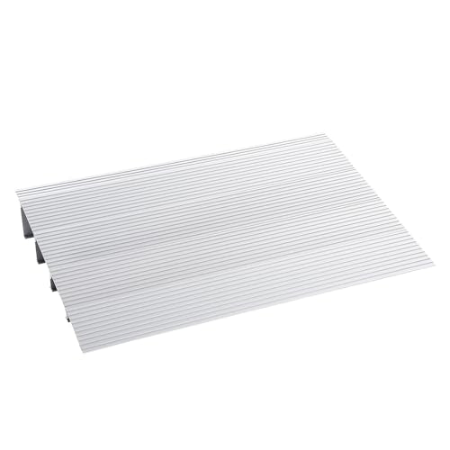 VEVOR Door Threshold Ramp, 6" Rise Door Ramp for Wheelchairs, Aluminum Threshold Ramp for Doorways Rated 800 lbs Load Capacity, Adjustable Threshold Ramp for Wheelchairs, Scooters, and Power Chairs