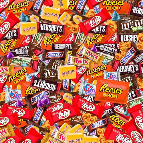 Bulk Chocolate Assortment Variety Pack - Chocolate Candy Variety Pack - 8 lb Bag of Mixed Bulk Chocolate, Milk Chocolate, Dark Chocolate, and more! Bulk Candy Mix for Candy Bags - Candy - Chocolate (8 LBS)