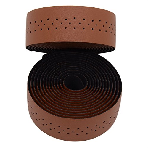 Carbon Fiber PU Leather Road Bike Handlebar Tape Bar Tapes - 2PCS Per Set