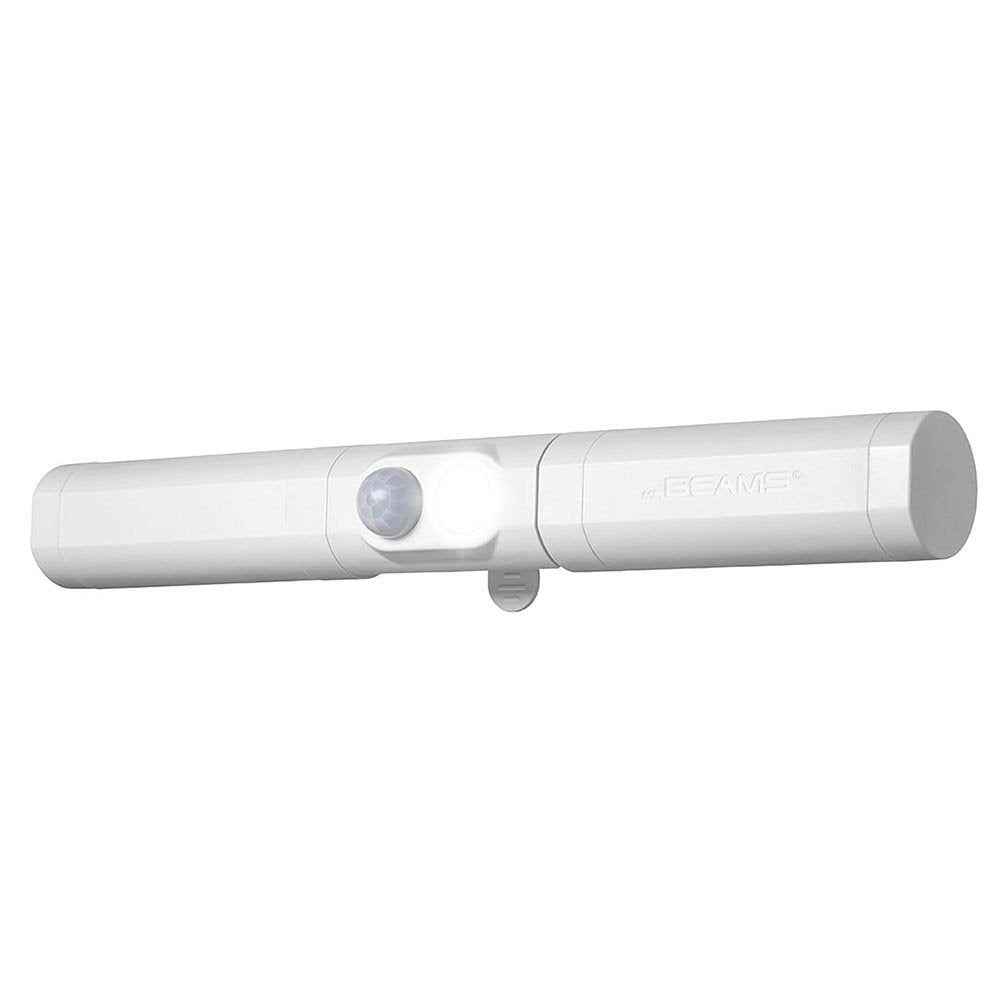 Beams MB970 100 Lumen LED Wireless Battery Powered Motion Sensing Indoor/Outdoor Slim Safety Light, 1-Pack, White