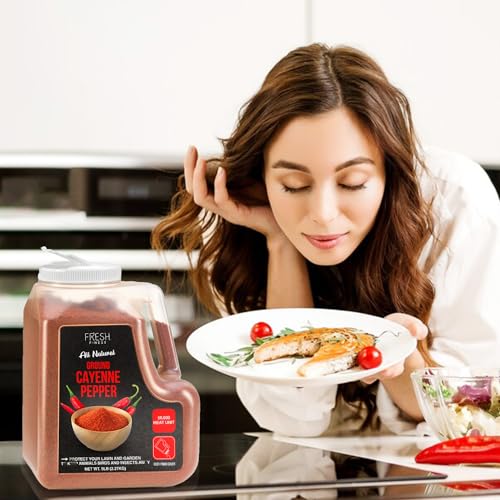 Cayenne Pepper Powder Bulk 5 LB All Natural Red Pepper Spice 50,000 SHU Heat, Commercial and Home Cooking