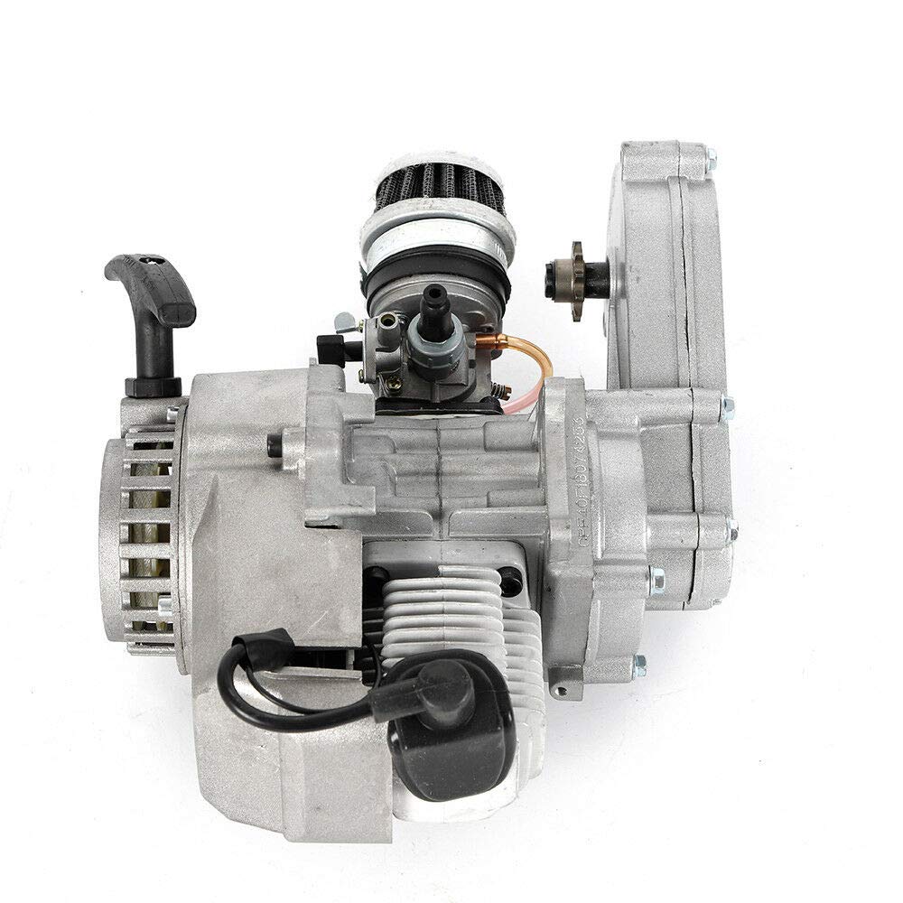 TFCFL 49CC 2 Stroke Pull Start Engine Motor Unit, Mini Pocket Dirt Bike ATV/Scooter Pull Start