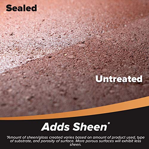 Gloss, Wet Look Patio Paver Sealer, 1 gal - Clear Water-Based Sealant for Natural Stone Surfaces