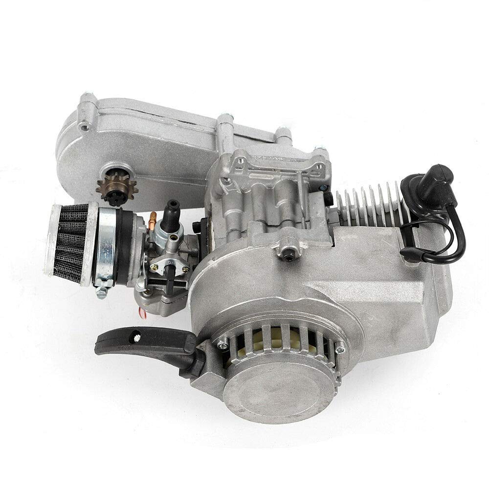 TFCFL 49CC 2 Stroke Pull Start Engine Motor Unit, Mini Pocket Dirt Bike ATV/Scooter Pull Start