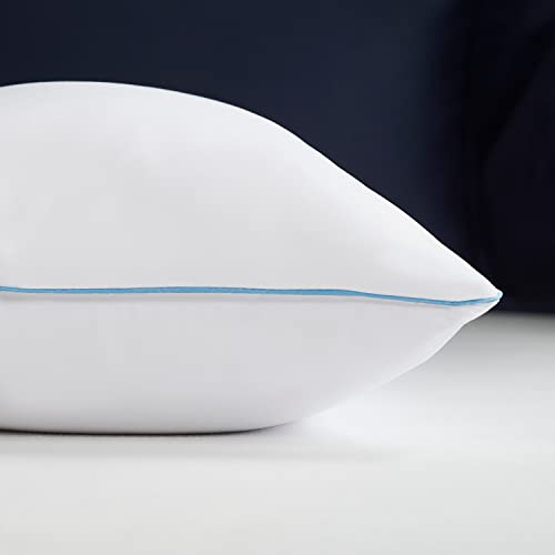 SEALY Pillow, Clean Luxury Slumber Bed Pillow with Hypoallergenic Fiberfill, Standard/Queen Pillows - 2 Pack