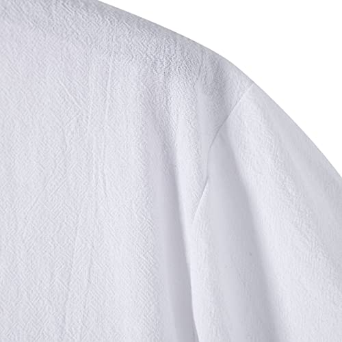 Men 2024 Summer Linen Beach Outfits Casual Stylish Solid Short Sets Short Sleeve Cuban Shirt Shorts 2 Piece Wedding Suit