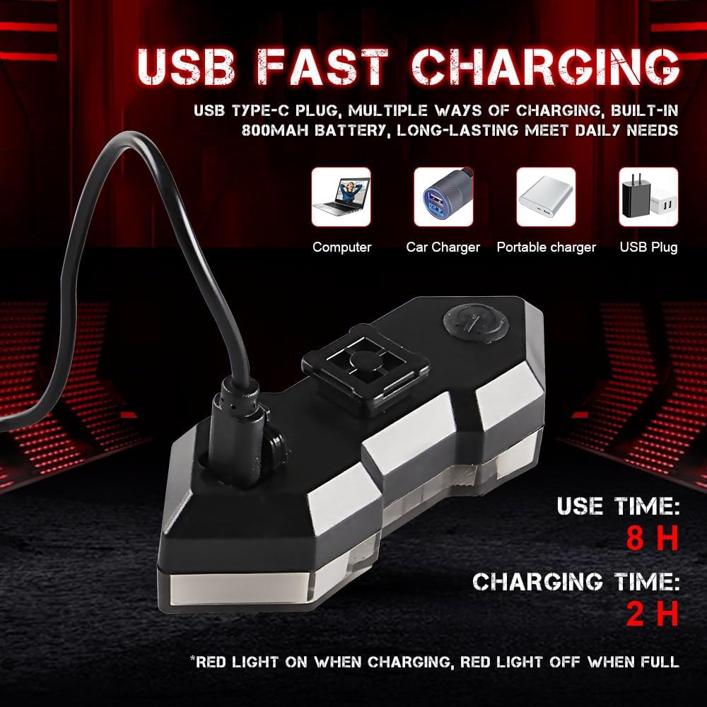 Bike Tail Light with Turn Signals, USB Rechargeable Wireless Remote Control-11 Modes Bright LED Rear Bicycle Light, Waterproof Safety Warning Saddle Light for Night