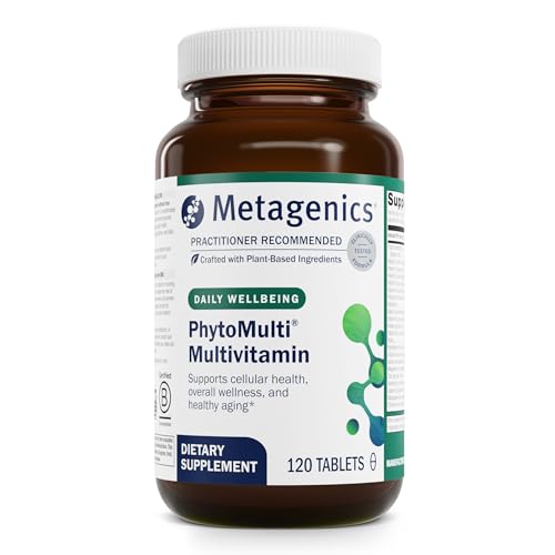 Metagenics PhytoMulti Multivitamin Without Iron - Daily Multivitamin for Overall Health & Aging - 20+ Essential Vitamins & Minerals - with Vitamin B6, Lutein, Zeaxanthin & More - 60 Tablets