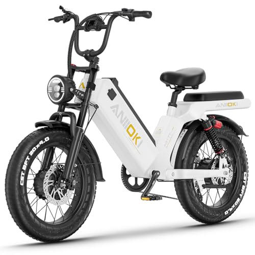 ANIIOKI eBike,Electric Bike,48/52V 60Ah Electric Commuting Bike,200Miles Long Range, Peak 1400W/1600W/2600W Power Ebike, Electric Bicycle for Adults