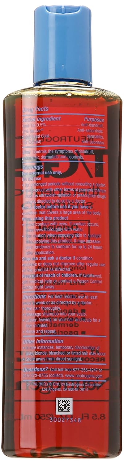 Neutrogena T/Gel therapeutic Shampoo, Original Formula, 8.5 Fluid Ounce (Pack of 6)