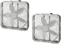 Lasko, White 3733 Box Fan, 3-Speed, Inch, 20"