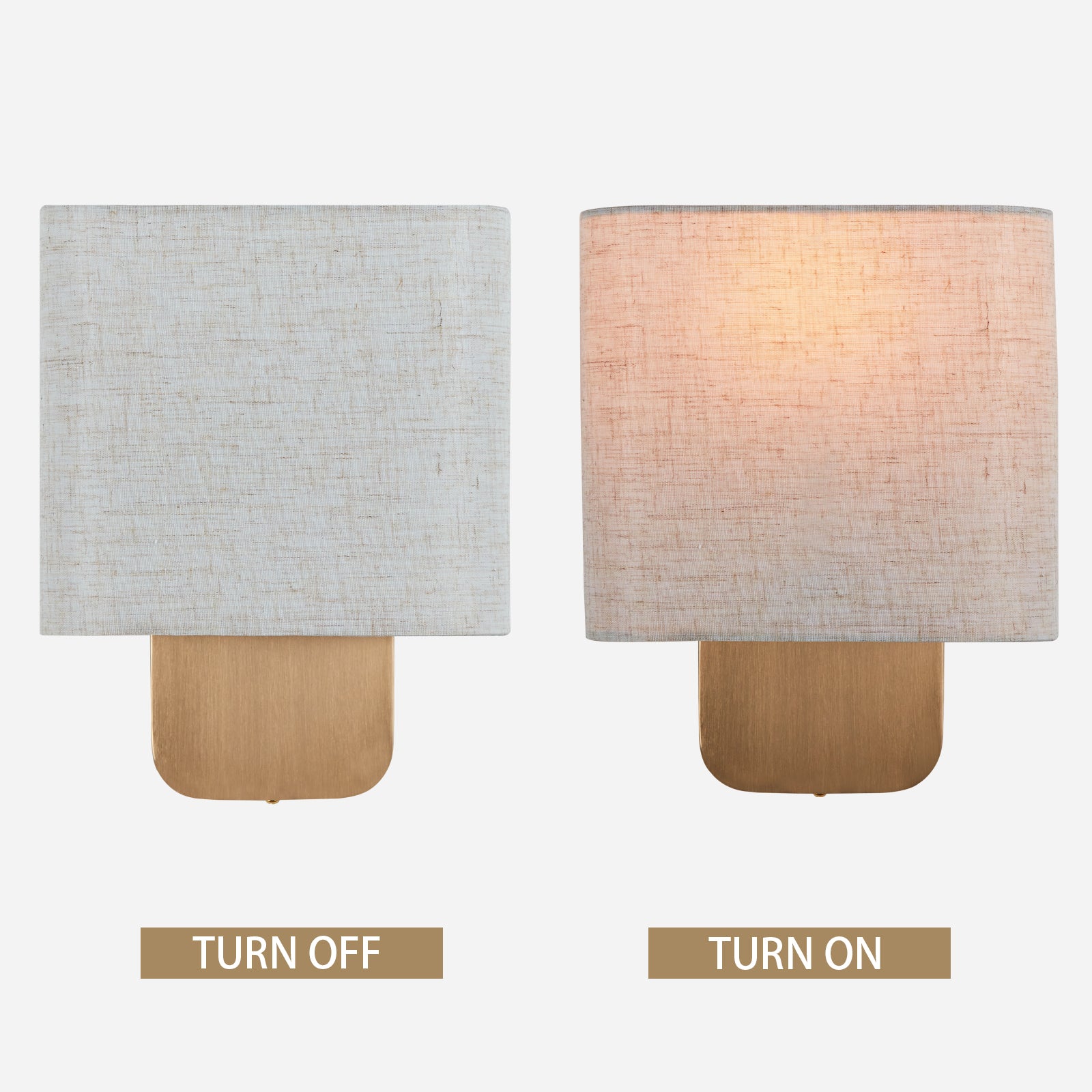 Modern Aleena Sconce with Linen Shade, Bedroom Wall Light Sconces, Modern Bathroom Sconces