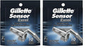 Gillette Sensor Excel Men's Razor Blade Refills, 10 Count