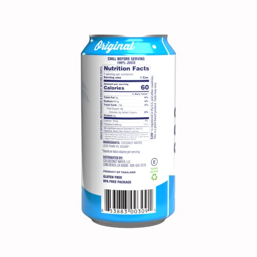C2O Original Coconut Water, 10.5 FL OZ (24 Pack)