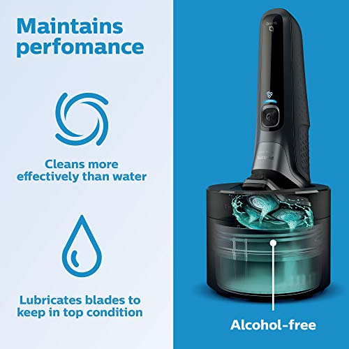 Philips Norelco Shaver Series 9000, Wet and Dry Electric Shaver, with Lift & Cut Shaving System and SenseIQ Technology, Pop-up Trimmer, Cleaning Pod, Charging Stand and Travel Case, Model S9987/85
