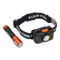 Klein Tools 56412 Rechargeable LED Flashlight with Worklight, 500 Lumens, USB Charging Cable, Pocket Clip, Battery Life Indicator, Magnetic