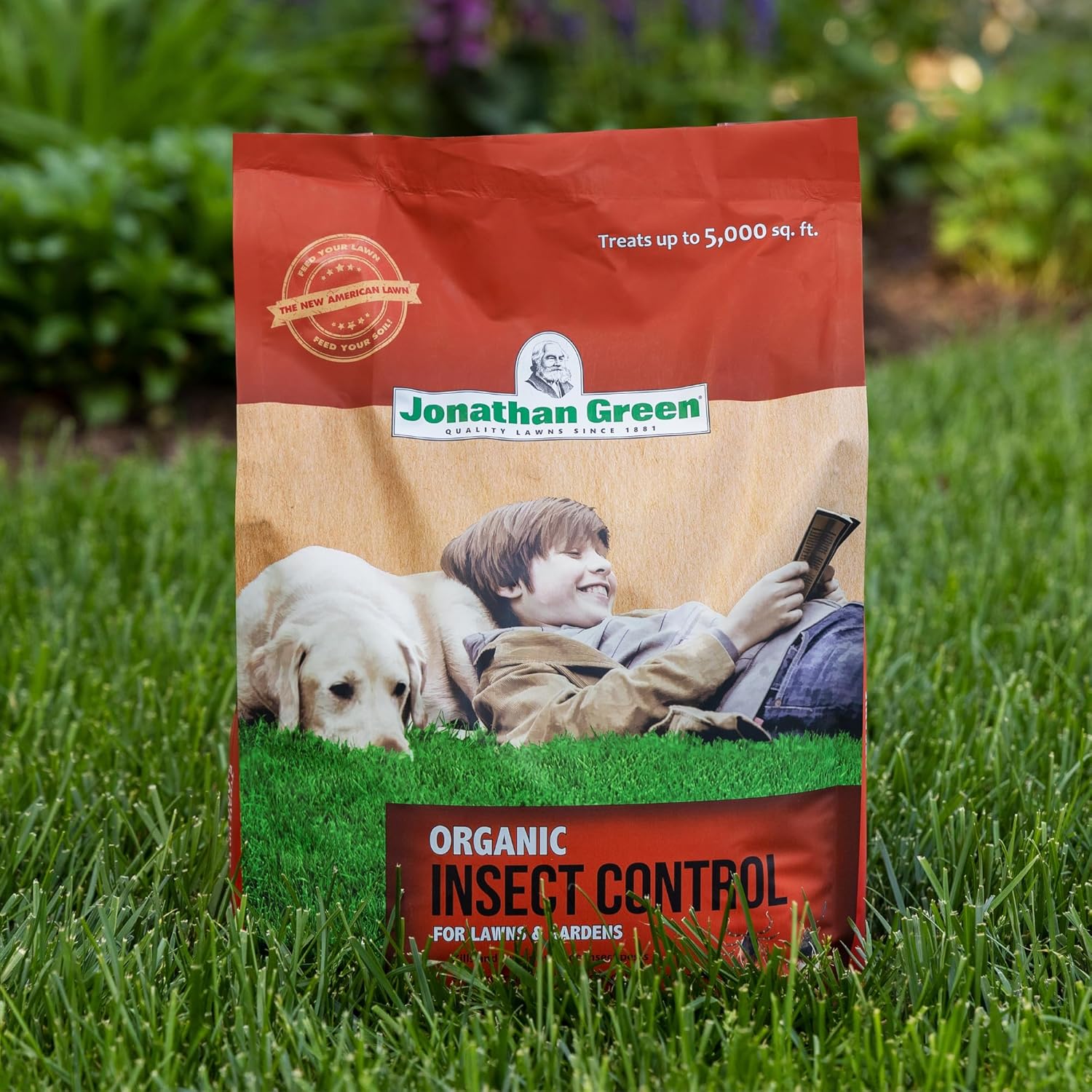 Jonathan Green (12202) Organic Insect Control For Lawns & Gardens - Lawn Insect Killer (5,000 Sq. Ft.)