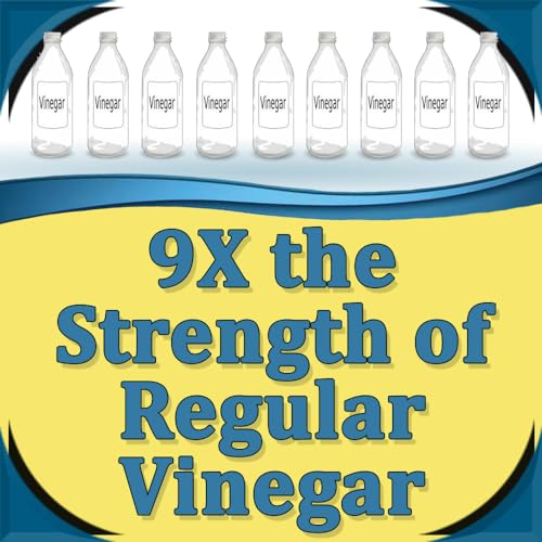 45% Vinegar Industrial Strength Concentrate - Extra Strength - 9X Stronger Than Regular Vinegar (128 Oz Gallon)