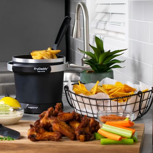 Presto 05427 FryDaddy Electric Deep Fryer, Green/Gold