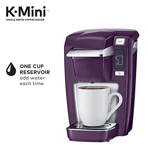 Keurig K15 Coffee Maker, Single Serve K-Cup Pod Coffee Brewer, 6 to 10 oz. Brew Sizes, Platinum