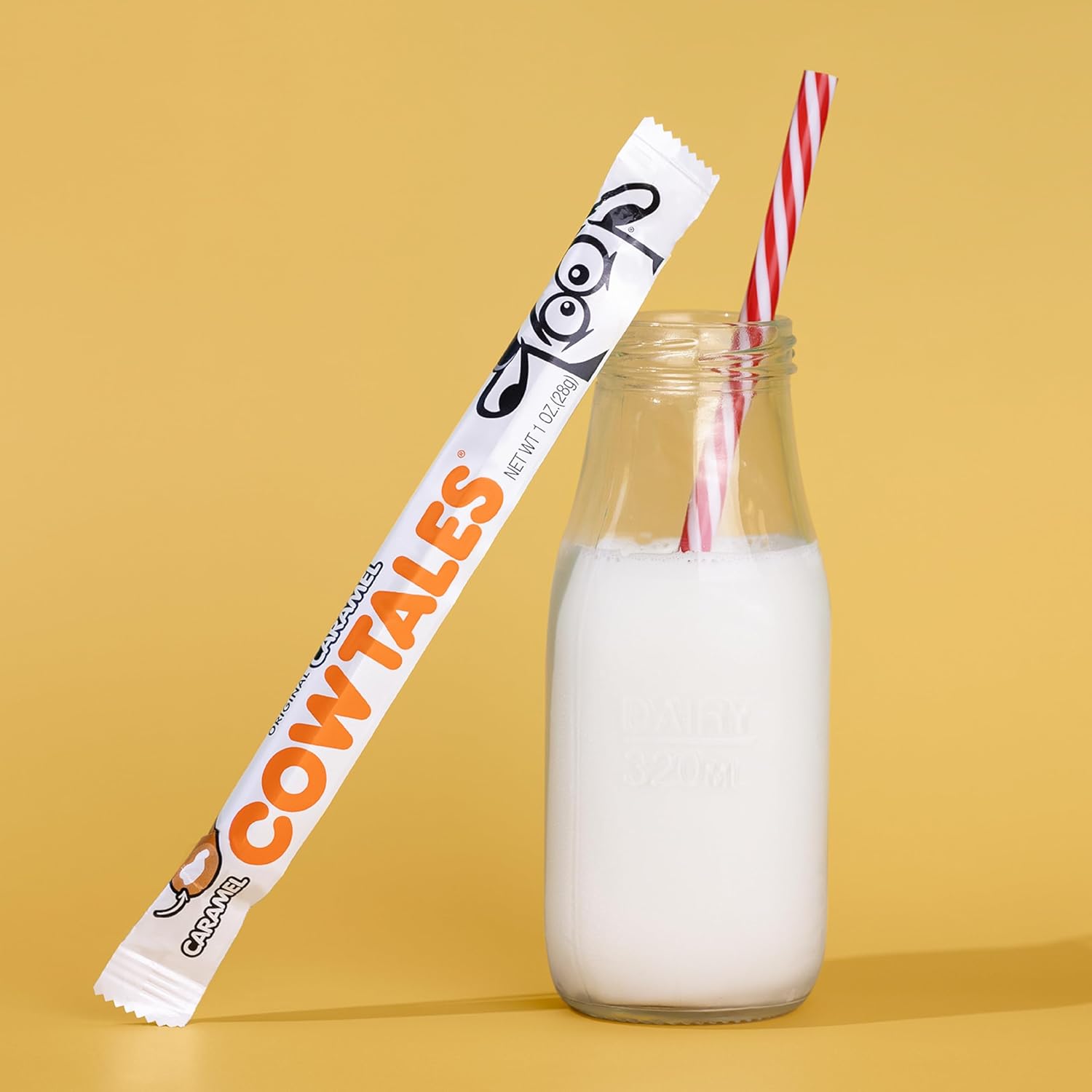 Goetze's Candy Vanilla Cow Tales - 2.25 Pound Canister (36 Ounces) - Fresh from the Factory