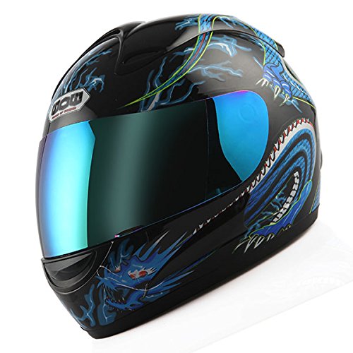 WOW Motorcycle Street Bike Full Face Helmet
