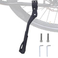 Bike Kickstand Adjustable for 26-29 Inch Aluminum Alloy Bicycle Kick Stands for Adult Bikes Black