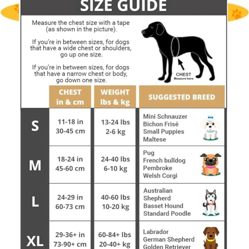 Poochbark 3 in 1 Dog Harness with Built-in Leash, Dog Harness with Retractable Leash, Adjustable Soft Padded Dog Vest, Auto-Lock & No-Pull Control, Dog Harness Medium Size Dog (Black, M)