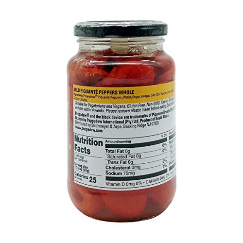 PEPPADEW Sweet Piquant Peppers, 14 Ounce