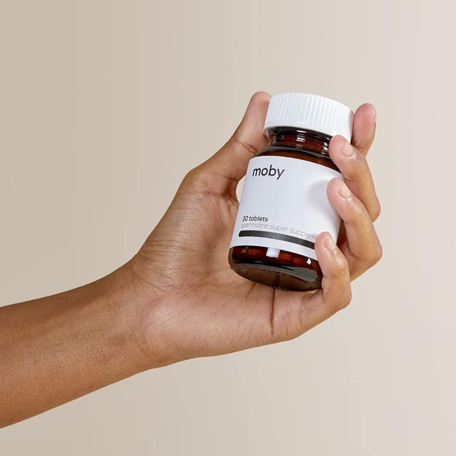 Moby Spermidine Supplement - Over 100x More Potent Than Wheat Germ Extract - 10mg Per Capsule - 99% Pure Spermidine - Clinically Tested - 3rd Party Tested - Made in The USA - 30 Day Supply