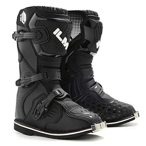 ILM Motorcycle Boots for Men Waterproof ATV Motorcross Dirt Blike Riding Biker Boots Model-MX3