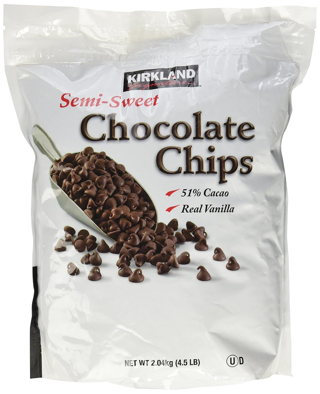 Kirkland Signature Semi-Sweet Chocolate Chips, 72 oz